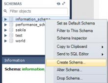 MySQL WorkBench मधील मॉडेलपासून भौतिक डेटाबेसपर्यंत वर्कबेंचमध्ये स्कीमा कसा तयार करायचा