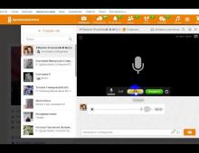 Paano magpadala ng voice message sa Odnoklassniki?